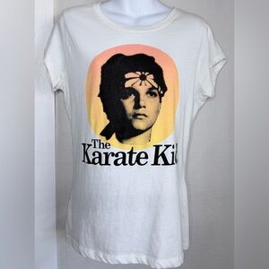 Hybrid Apparel white Karate Kid Daniel Short Sleeve t-shirt juniors XL